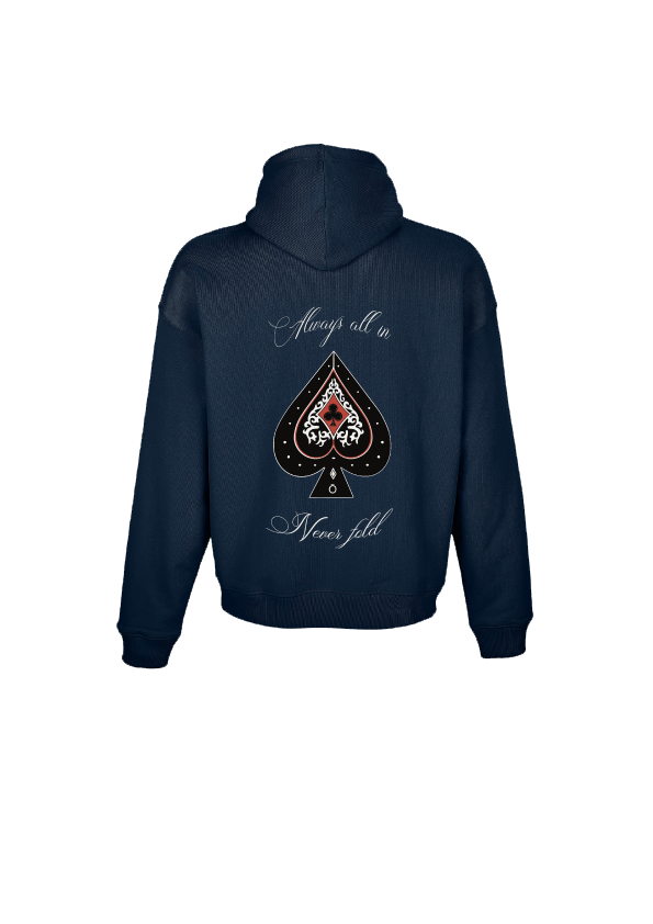 Sudadera Capucha Oversize Neverfold · Poker secundaria