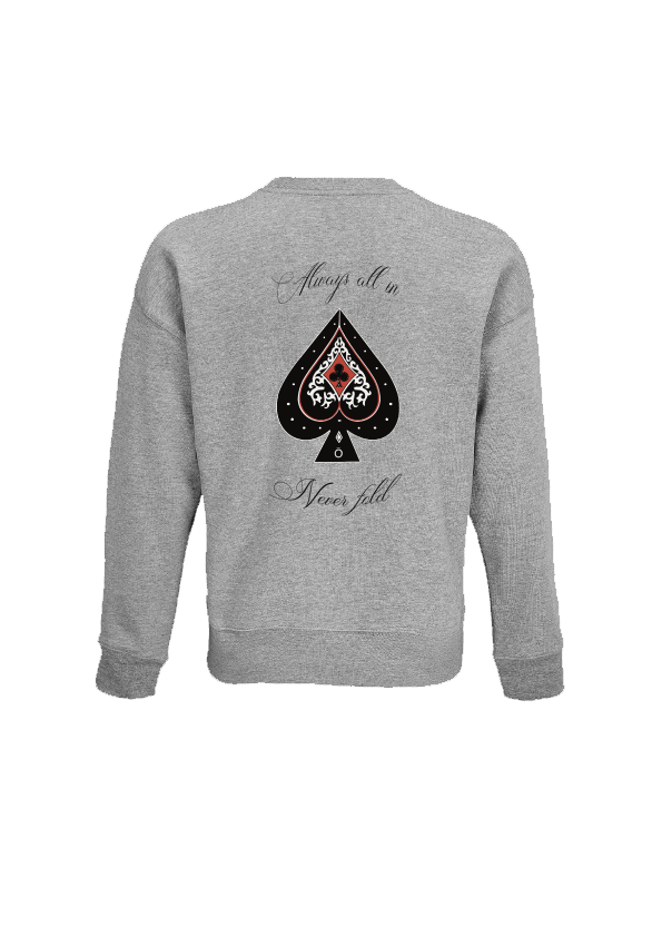 Sudadera Oversize Neverfold · Poker