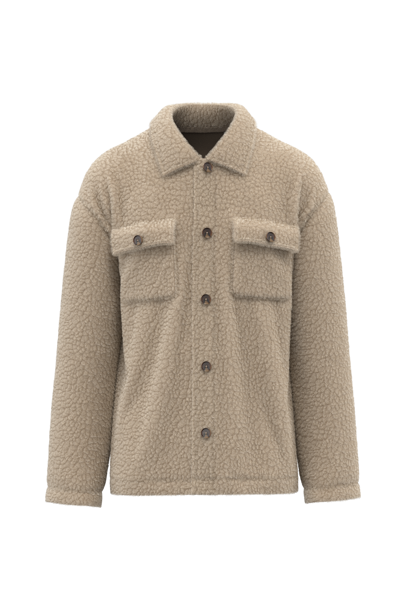 Chaqueta Sobrecamisa Teddy