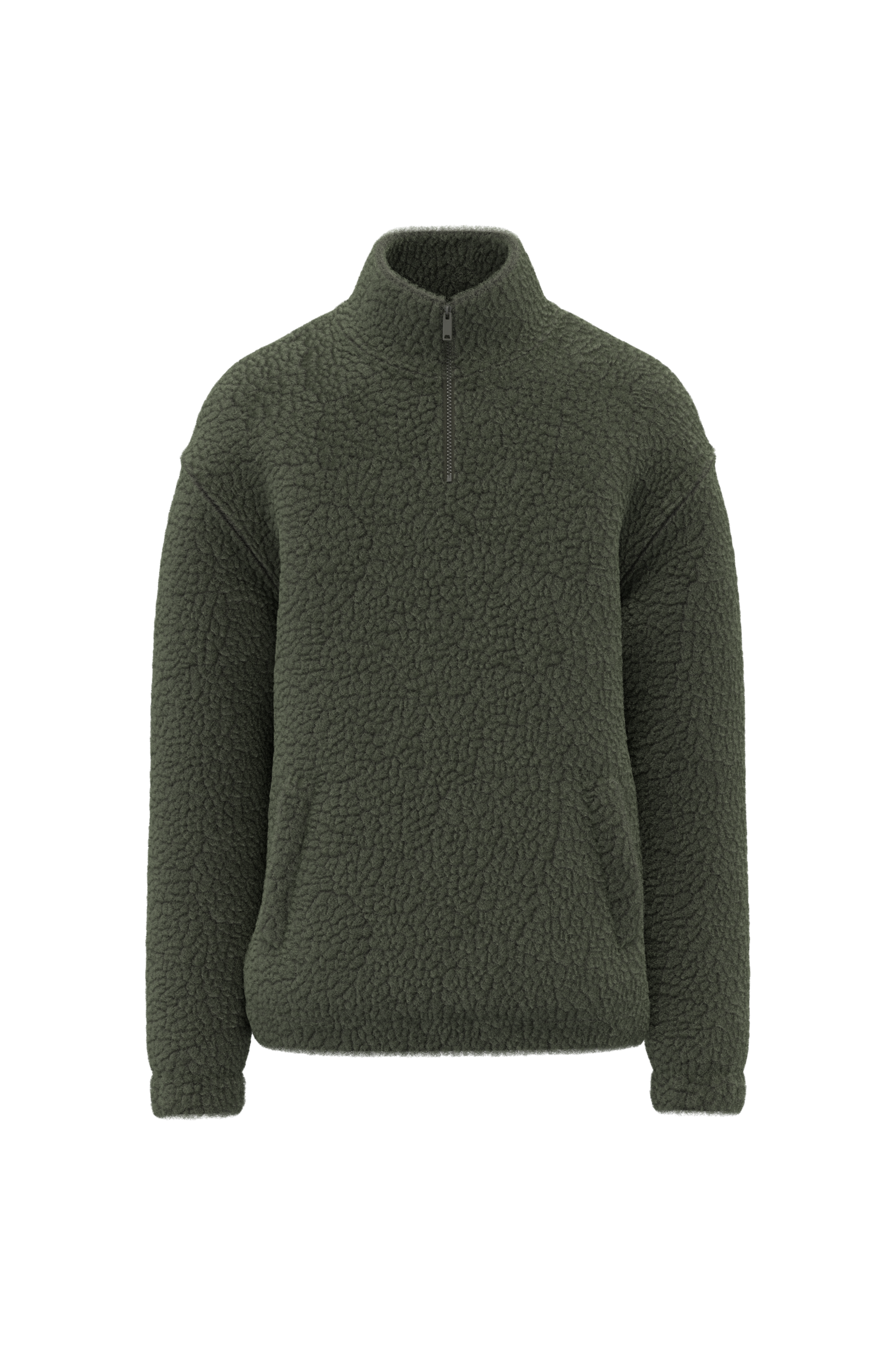 Sudadera Teddy 1/4 cremallera