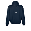 Sudadera Oversize 100% Algodón WHITE - NAVY BLUE - Imagen 4