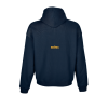 Sudadera Oversize 100% Algodón GOLD - NAVY BLUE - Imagen 4