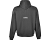 Sudadera Oversize 100% Algodón WHITE - IRON GREY - Imagen 4