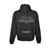 Sudadera Oversize 100% Algodón WHITE - BLACK - Imagen 2