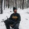Sudadera Oversize BLACK - GREY - Imagen 6