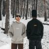 Sudadera Oversize 100% Algodón WHITE - BLACK - Imagen 7