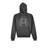 Sudadera Oversize 100% Algodón IRON GREY