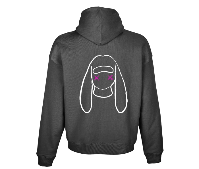 Sudadera Oversize 100% Algodón IRON GREY - Imagen 2
